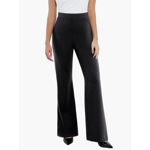 Popilush Black Flare Shapewear Freedom Pants M Tummy Control Ponte Stretch NEW - Picture 1 of 16